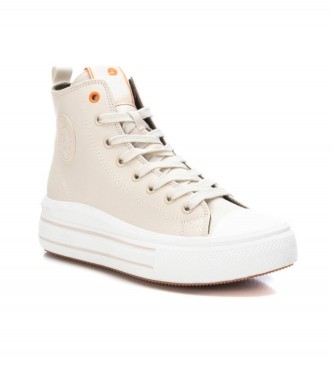 Refresh Scarpe da ginnastica con plateau beige