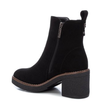 Refresh Buty za kostkę Antelina Black - Wysokość obcasa 7cm