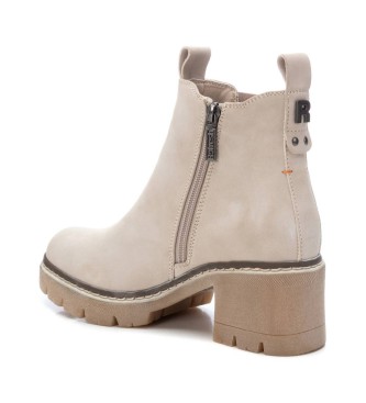 Refresh Ankle boots 171056 beige -heel height: 6cm