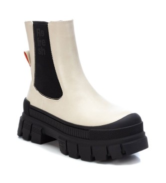 Refresh Bottines 171059 off-white - Hauteur du talon : 7cm- 