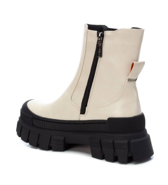 Refresh Bottines 171059 off-white - Hauteur du talon : 7cm- 