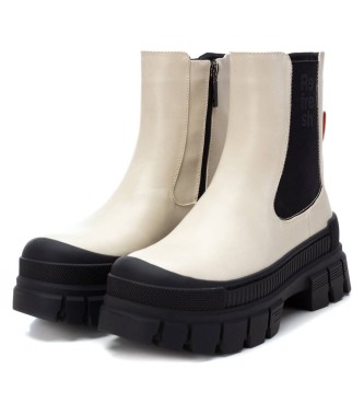 Refresh Bottines 171059 off-white - Hauteur du talon : 7cm- 