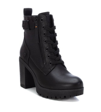 Refresh Bottines 171232 noires - Hauteur du talon : 8cm