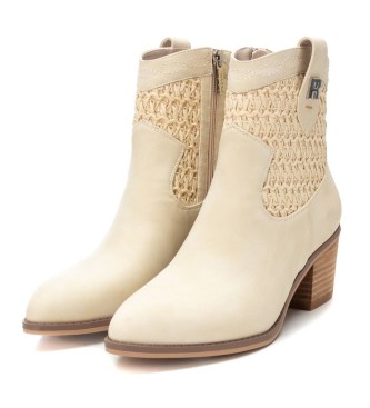 Refresh Ankle boots 171545 white -Heel height: 6cm