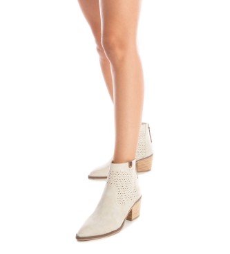 Refresh Ankle boots 171546 white -Heel height: 6cm