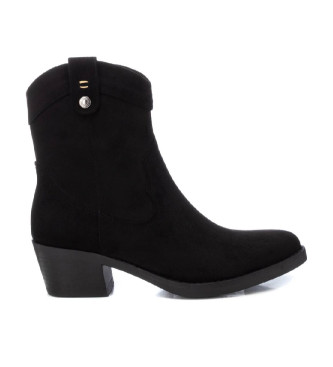 Refresh Bottines en cuir 172030 noir