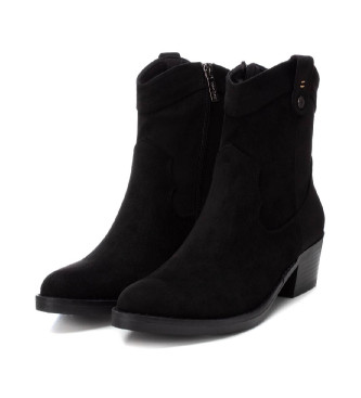 Refresh Bottines en cuir 172030 noir