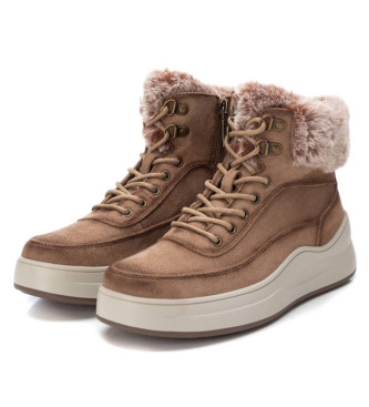 Refresh Buty za kostkę 172120 taupe