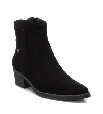 Refresh Leather ankle boots 172126 black