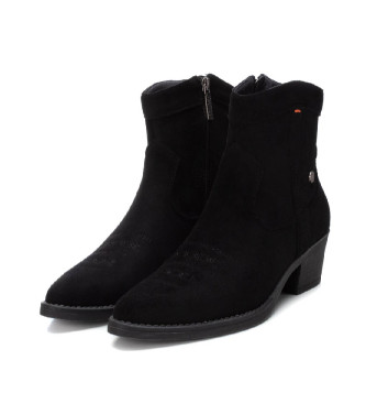 Refresh Bottines en cuir 172126 noir