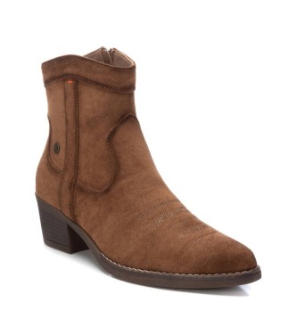 Refresh Bottines en cuir 172126 marron