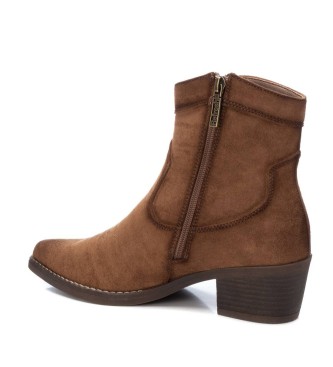 Refresh Bottines en cuir 172126 marron