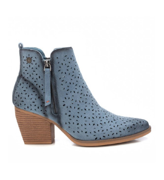 Refresh Botins em pele 172519 azul