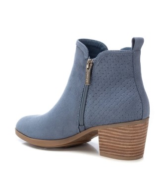 Refresh Botins em pele 172621 azul