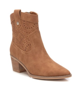 Refresh Bottines en cuir 172624 marron