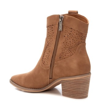 Refresh Bottines en cuir 172624 marron