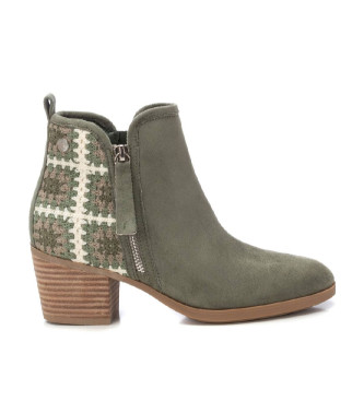 Refresh Botins em pele 172795 verde