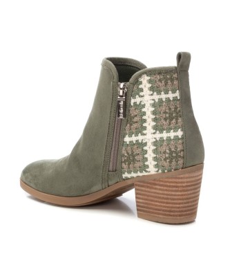 Refresh Bottines en cuir 172795 vertes