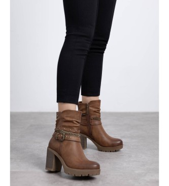 Refresh Buty za kostkę 172917 brązowe
