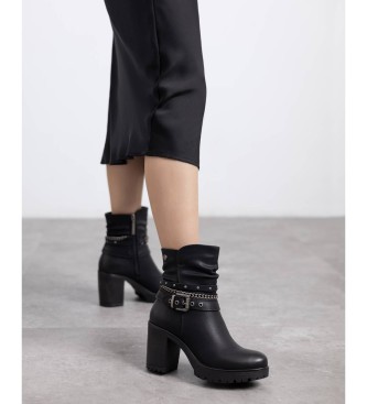 Refresh Buty za kostkę 172917 czarny