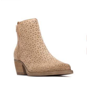 Refresh Buty za kostkę 175041 beżowy