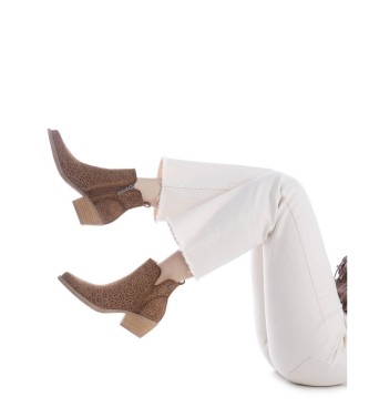 Refresh Buty za kostkę 175041 brązowe