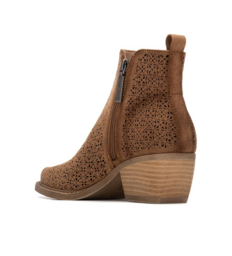 Refresh Buty za kostkę 175041 brązowe