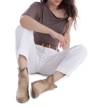 Refresh Buty za kostkę 175042 beżowy