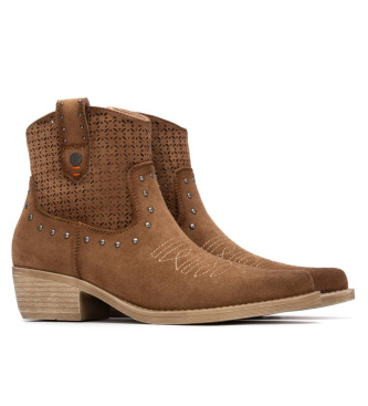 Refresh Buty za kostkę 175042 brązowe