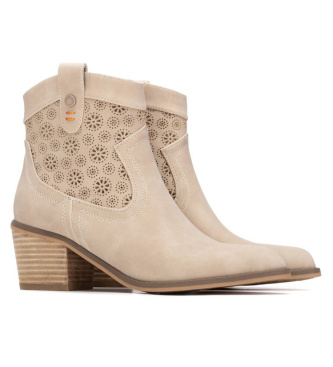 Refresh Buty za kostkę 175150 beżowy