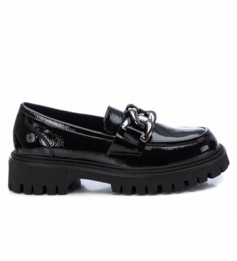 Refresh Black patent leather loafers