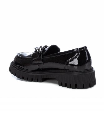 Refresh Black patent leather loafers