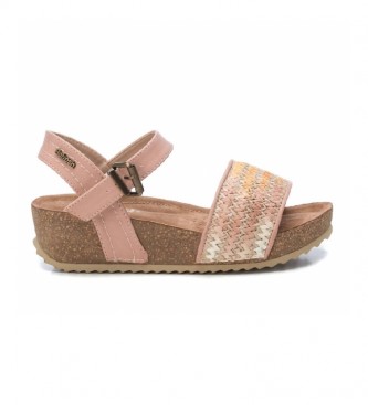 Refresh Sandalias 069610 nude-Altura cuña 5 cm- - Tienda Esdemarca moda,  calzado y complementos - zapatos de marca y zapatillas de marca