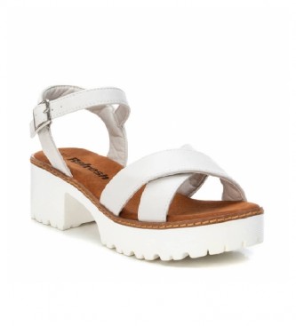 Refresh Sandals 079281 white -Height heel 5 cm