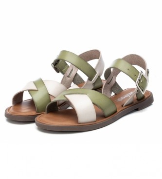 Refresh Sandals 079293 green, white