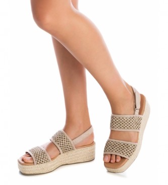 Comprar Refresh Sandalias 079589 beige -Altura plataforma 5 cm- - tu tienda  online de Trekking
