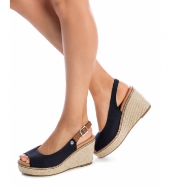 Refresh Sandals 079607 black -Height heel 9 cm