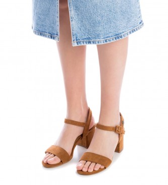 Refresh Sandals 079955 brown -Height heel 5cm