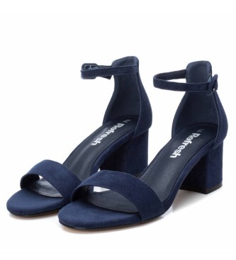 Refresh Sandals summer navy - Heel height 5cm