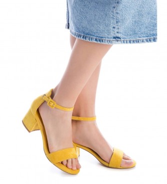 Refresh Summer yellow sandals - Heel height 5cm 