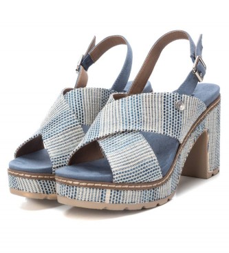 Refresh Sandals 170535 blue -Heel height 10cm