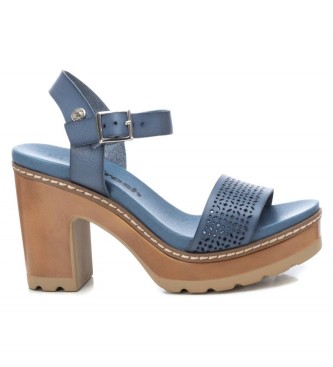 Refresh Sandale 170777 blau -Absatzhhe 10cm