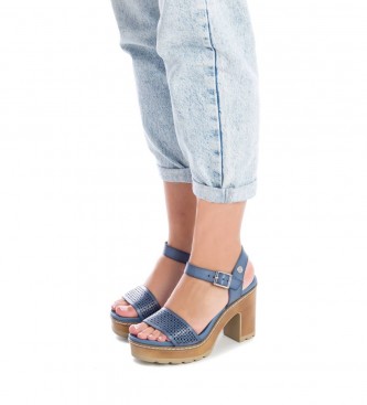 Refresh Sandal 170777 blue -Heel height 10cm