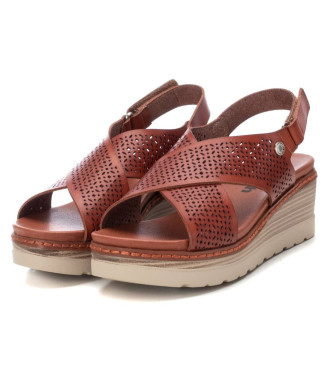 Refresh Sandals 170780 brown -Height wedge 6cm
