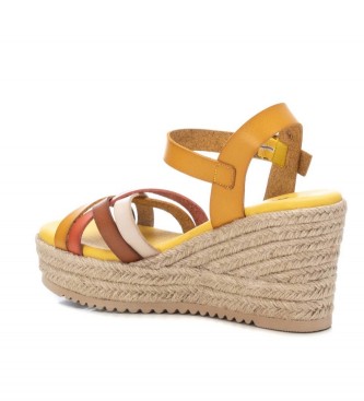 Refresh Sandals 170799 yellow -Height wedge 9cm
