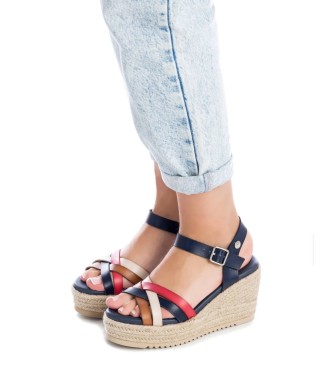 Refresh Sandalias 170799 marino -Altura cua 9cm-