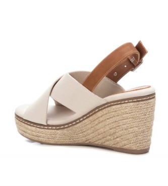 Refresh Sandals 170835 white -Height wedge 9cm