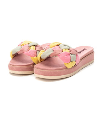 Refresh Sandaler i lder 170841 nude