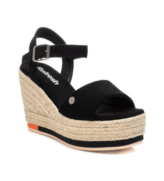 Refresh Sandals 171536 black -Height wedge 9cm