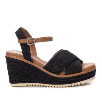 Refresh Sandals 171543 black -Height wedge 8cm